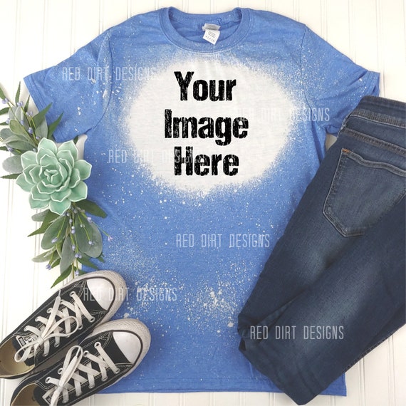 gildan heather royal blue