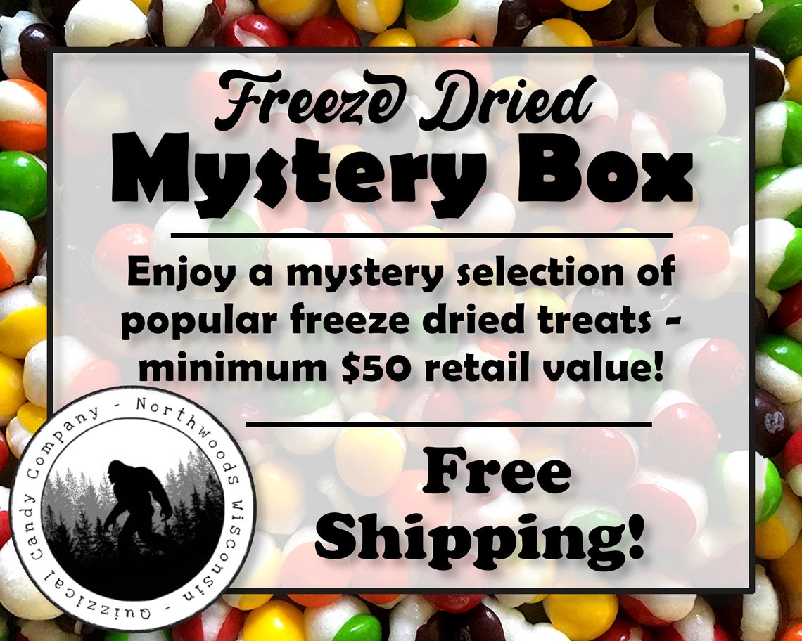 Freeze Dried Treats Mystery Box Variety pack of candy and Etsy