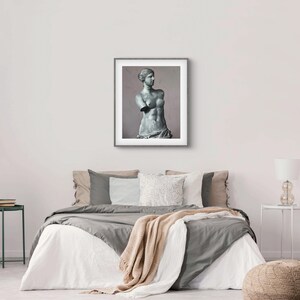 Venus, downloadable print of a painting of a sculpture of Venus de Milo by Charlotte Dalton