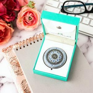 PICK YOUR COLOR | Personalized Bridesmaid Gift Pill box/ Mint Box, lip gloss container, Real  Crystals