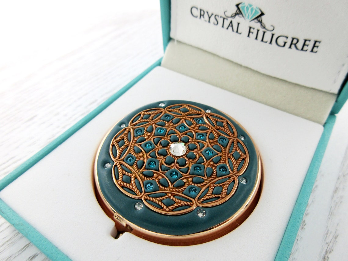 PICK YOUR COLOR Rose Gold Pill Box Case Organizer/ Mint Box Etsy