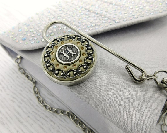 KEY HOOK Key Finder for Purse Personalized Key Finder Keychain Hook for Purse  Key Holder Custom Color Initial Purse Key Finder 