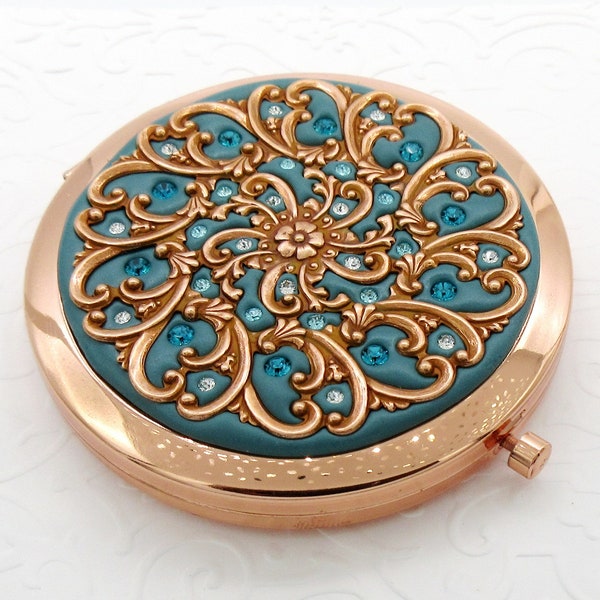 Swarovski Compact Mirror Etsy