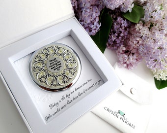 Thank you for raising the man of my dreams | New Mother in Law Mother of the groom Compact Mirror | Man of my dreams
