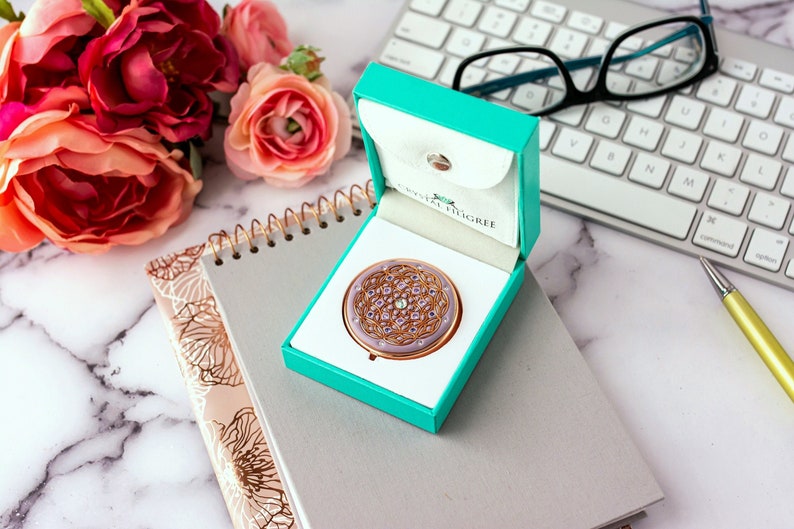 PICK YOUR COLOR Rose Gold Pill Box Case Organizer/ Mint Box Etsy