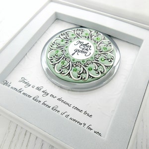 Bride to Mother of the Groom Gift for wedding day | Mother of the Groom Gift Compact New Mother-in-law Gift