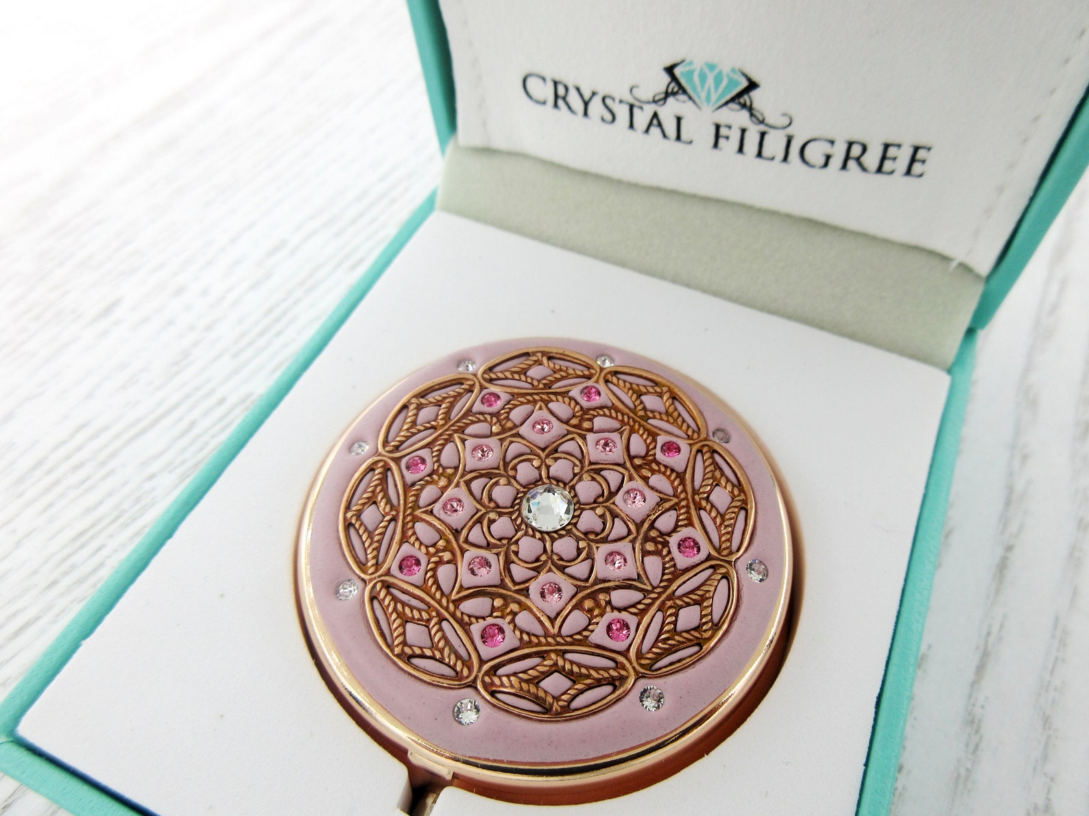 PICK YOUR COLOR Rose Gold Pill Box Case Organizer/ Mint Box Etsy