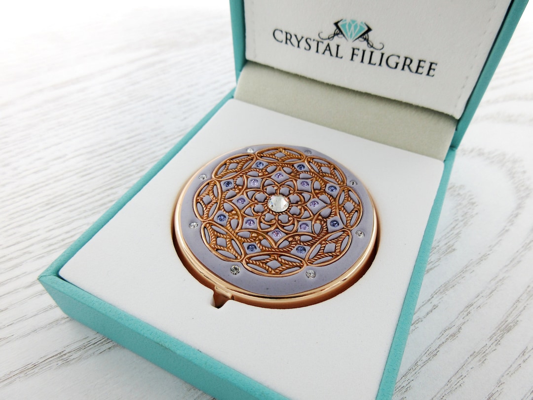 PICK YOUR COLOR Rose Gold Pill Box Case Organizer/ Mint Box Etsy