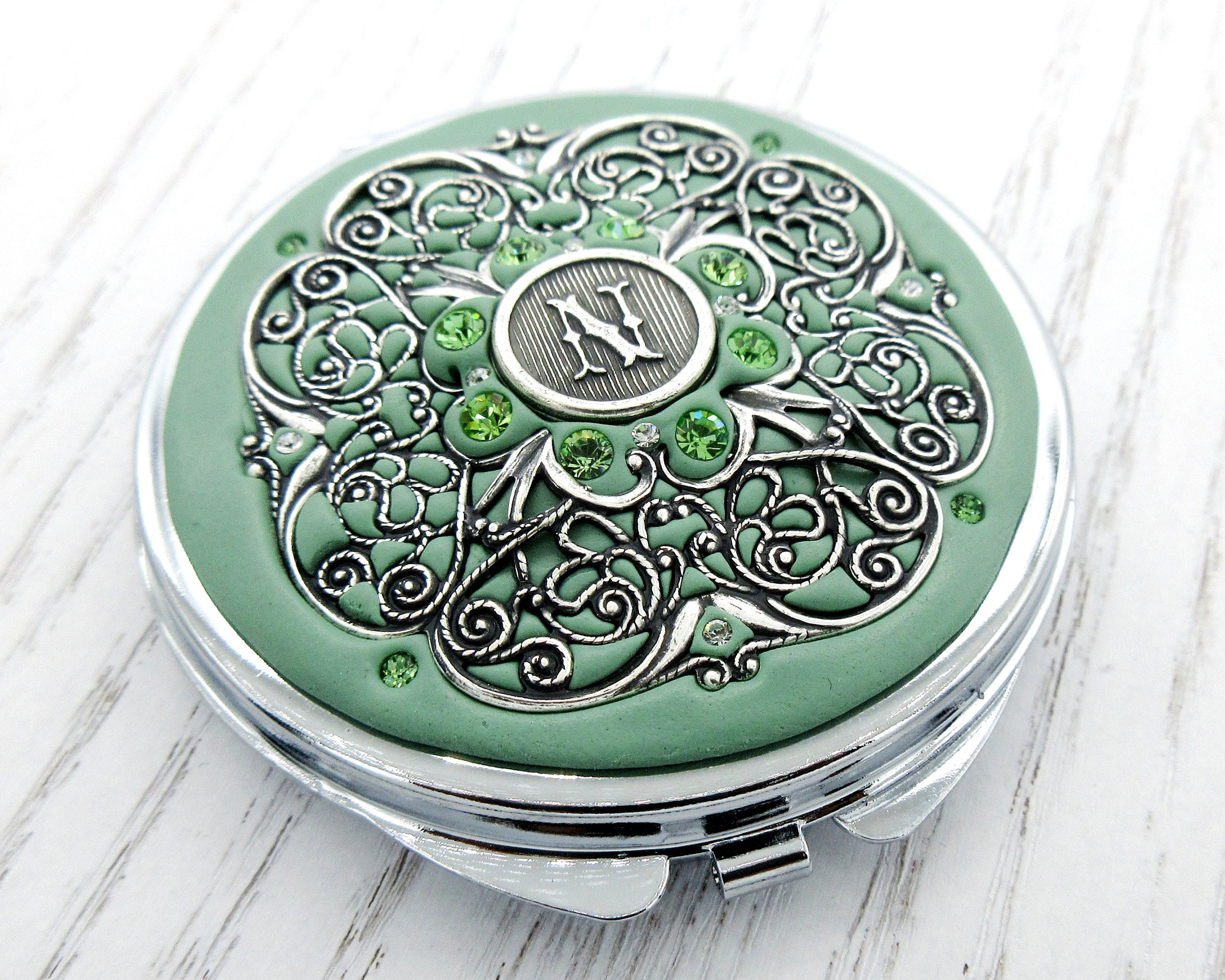 SAGE GREEN Bridesmaid Gift Sage and Silver Emerald Wedding Etsy UK