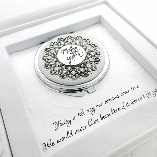 Mother of the Bride Compact Thank You Card Custom Color - Etsy