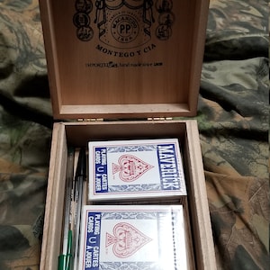 Cigar Box Poker Case