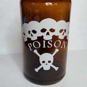 Poison Bottle holloween spooky creepy goth apathacary