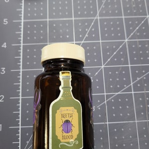 Halloween Beetle Blood Bottle