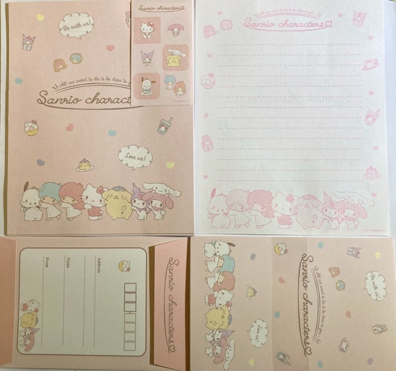 CLEARANCE Sanrio Stationery Sets GROUP 2, Pochacco, Cinnamoroll, Japanese  Stationery, Letter Writing Sets, Happy Mail, School Supplies. 