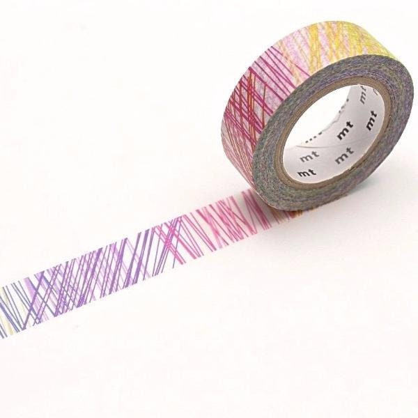 Black Scribble Heart Washi Tape Planner, Wrapping, Scrapbooking 1.5cm x 10m