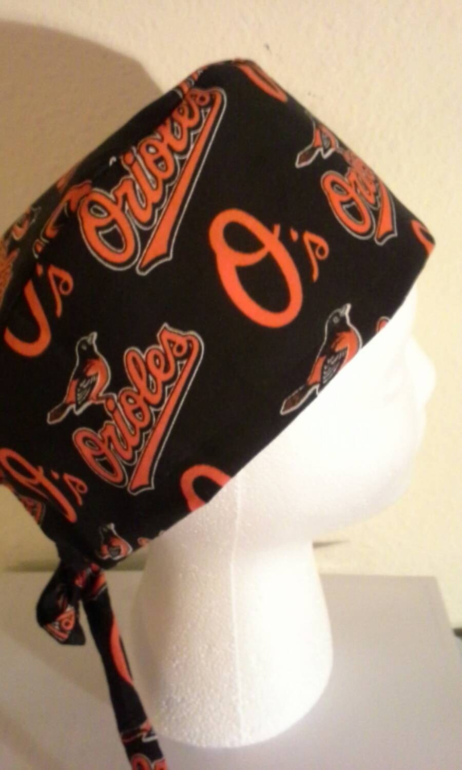 Orioles Scrub Cap Chemo Cap Riding Cap 