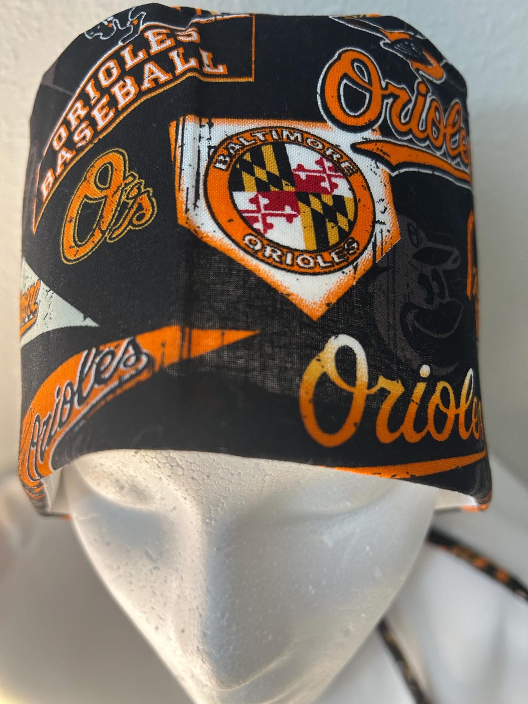orioles-scrub-cap-chemo-cap-riding-cap-etsy-uk