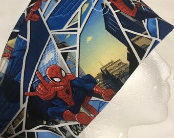 Spider-Man Chemo Cap | Cotton Blend Surgical Hat
