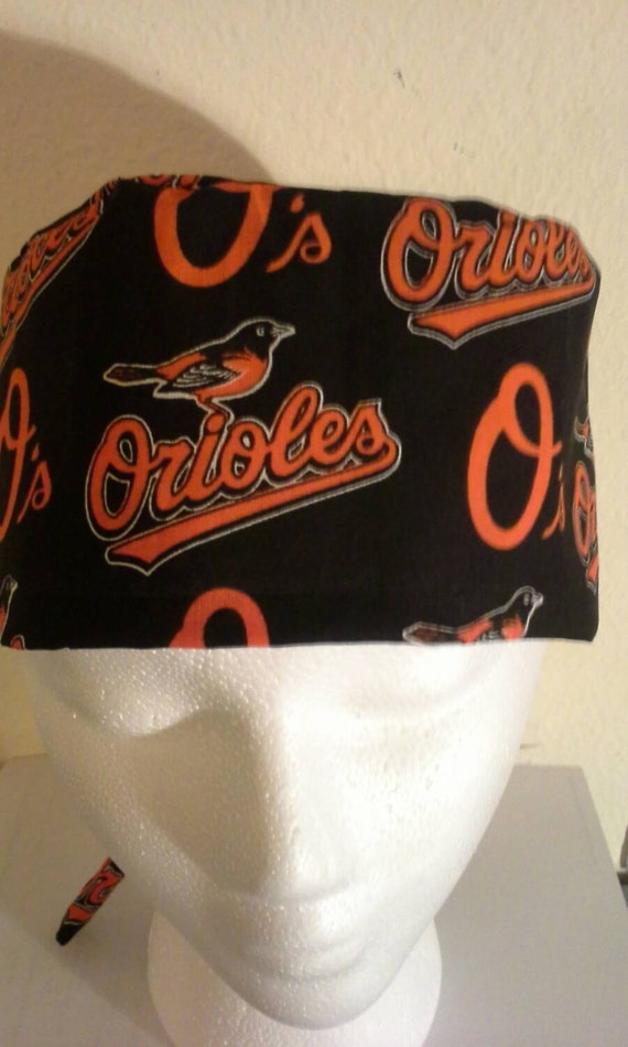 Orioles Scrub Cap Chemo Cap Riding Cap 