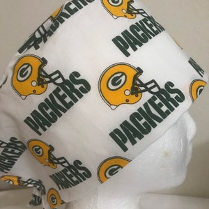 Packers scrub hat riding hat  Green Bay riding hat Chemo cap