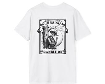 Skeleton Cowboy T-shirt Unisex