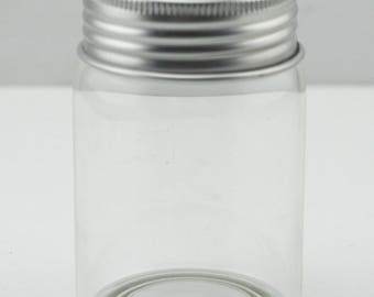 47mmx70mm 80ml Small Clear Glass Essential Oils Bottle Vial with Aluminum Lid