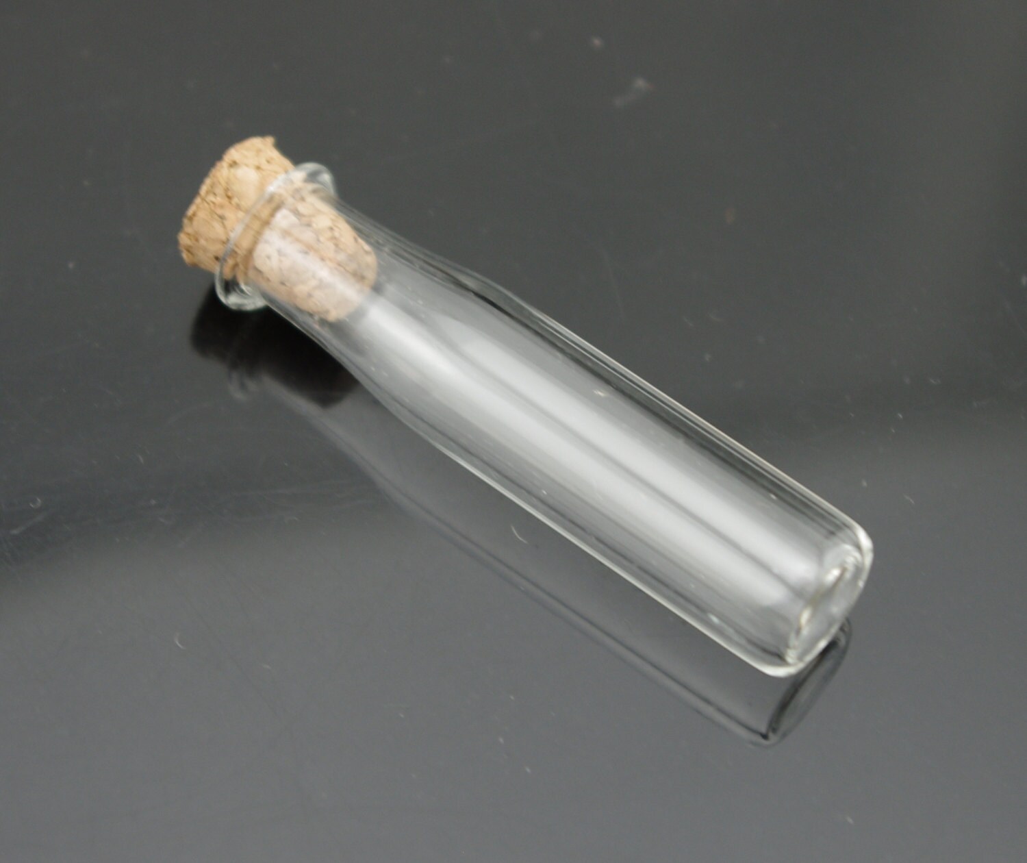 5pcs Baseball Bat Shaped Clear Glass Bottle Set Vial Miniature Etsy