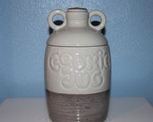 McCoy Cookie Jug No.213, Collectible Vintage McCoy Pottery, Double Handled Cookie Jar American Pottery Made In USA Vintage Americana