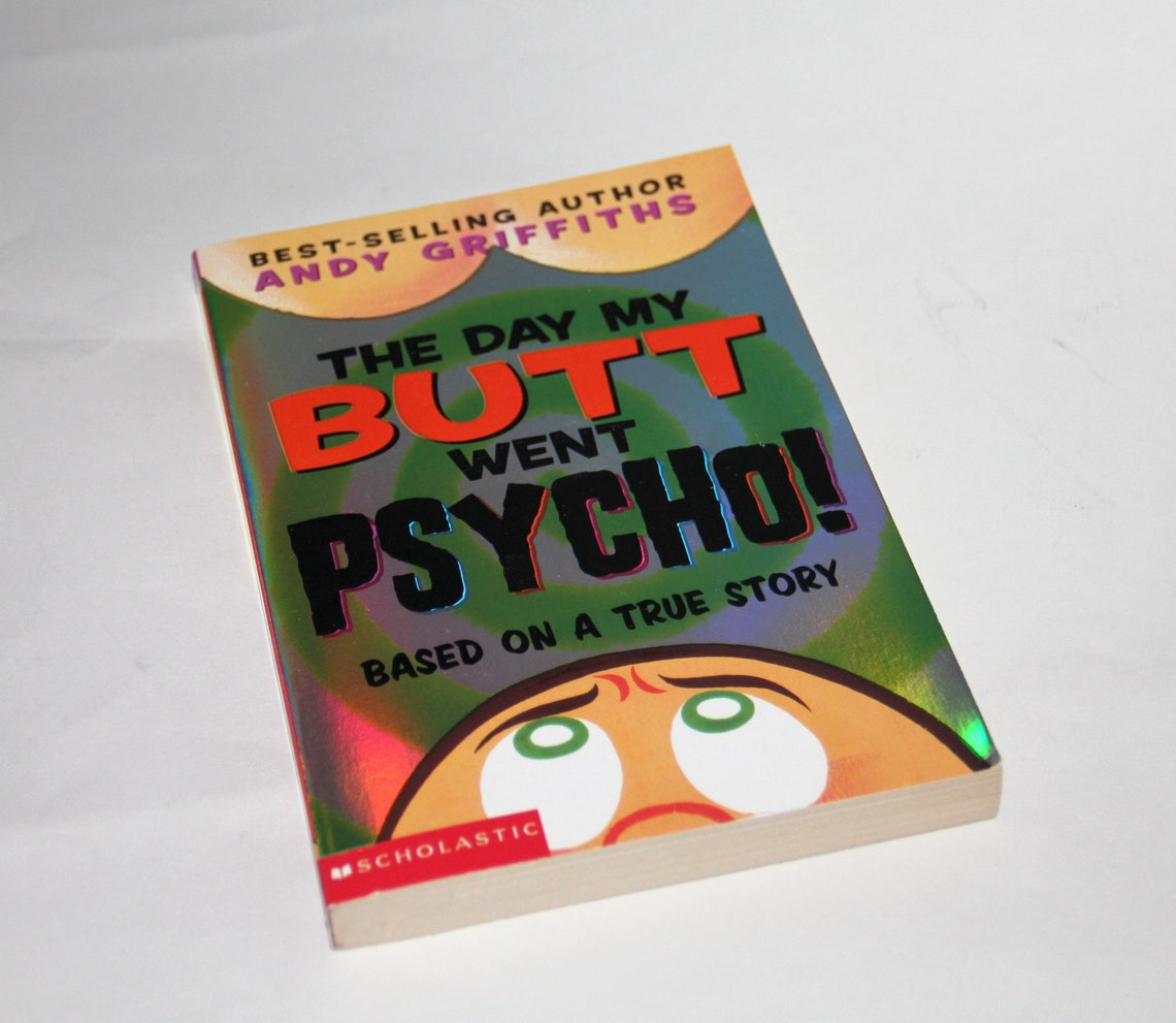 The Day My Butt Went Psycho Book Humor Novel Etsy The Day My Butt Went Psycho Book Humor Novel Etsy