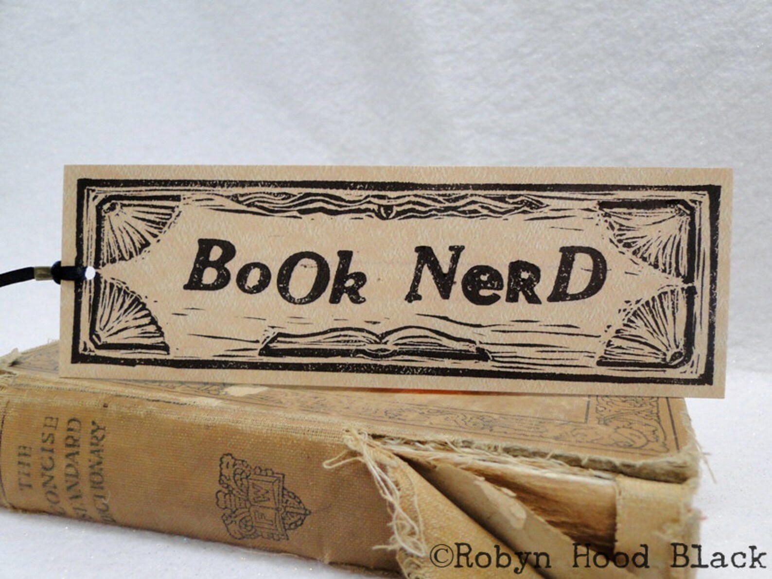 Book Nerd Bookmark 2 X 6 - Etsy