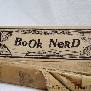 Book Nerd bookmark 2 X 6