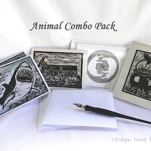 Animal Note Cards Combo Pack