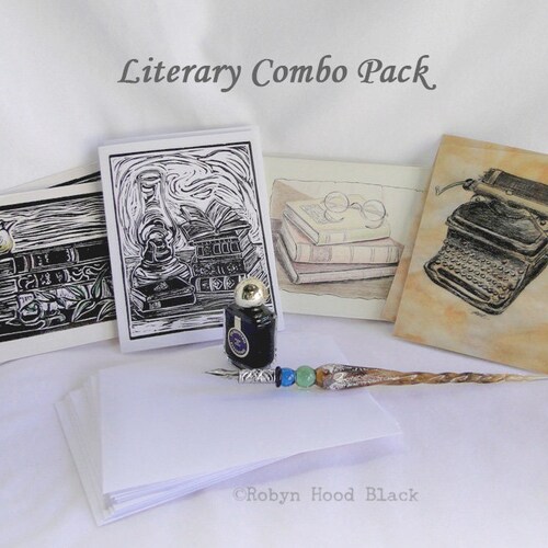 Literary Combo Pack Note Cards