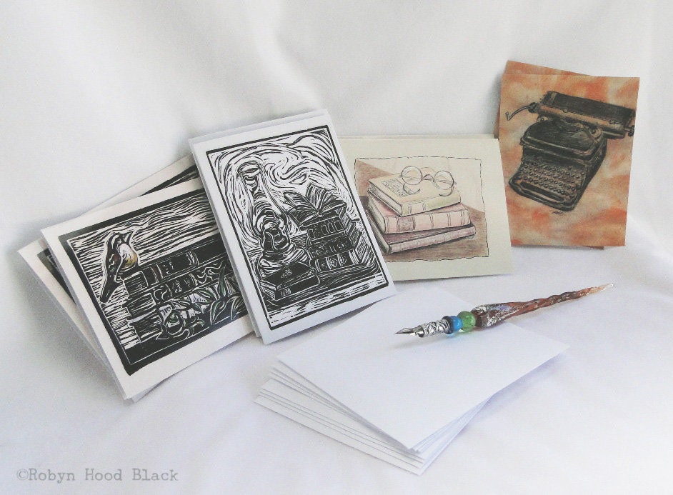Literary Combo Pack Note Cards - Etsy