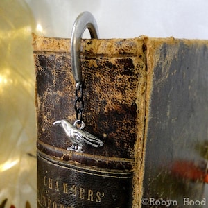 Raven / Crow Pewter Bookmark