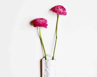 hanging flower vase etsy