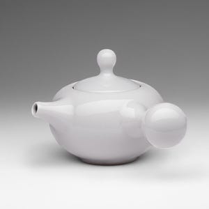 Orange Kyusu Teapot with Infuser: Modern Japanese Stoneware image 12