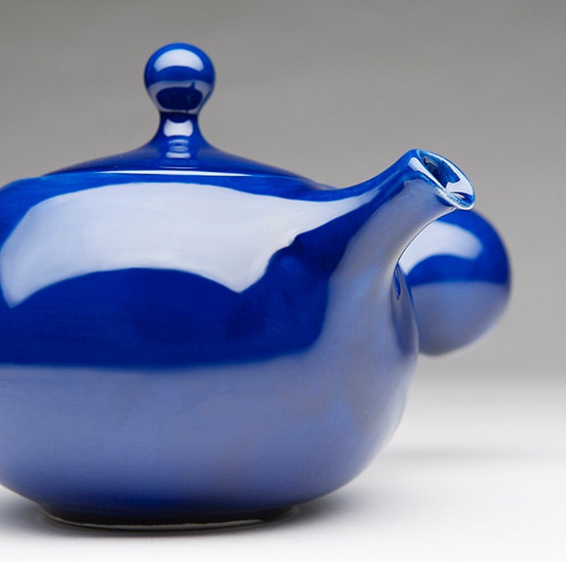 Bulb 3piece modern Asian tea set Side Handle Teapot 2 Etsy