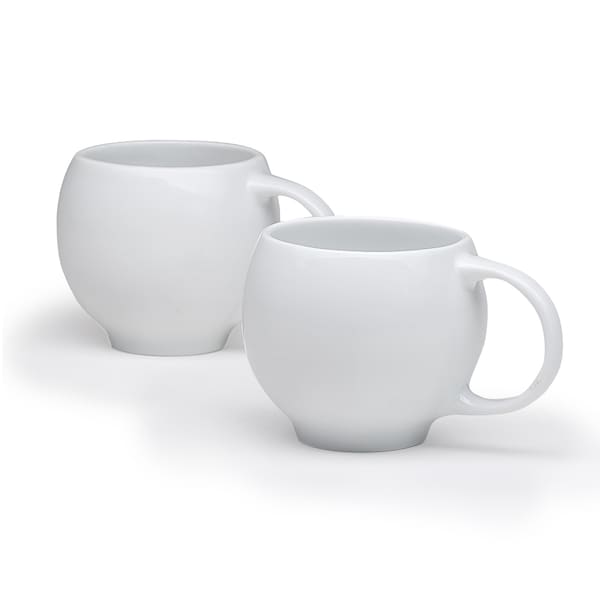 White Porcelain Mugs, Set Of 2 Teacups, Eva Inspired Tea Set, Ceramic Tea Cups, Modern Mugs, Minimalist Teacups, Japandi Tableware, Elegant