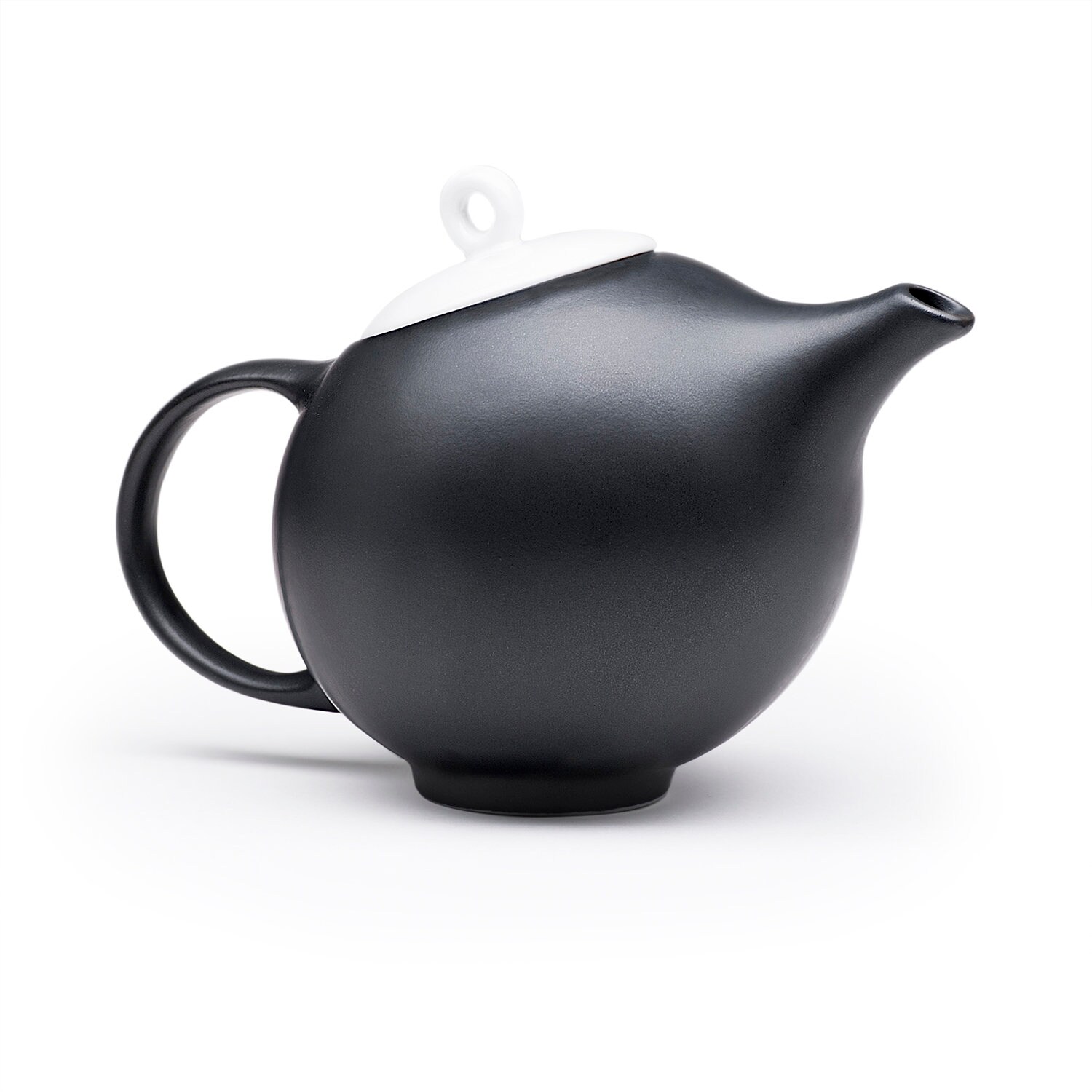 Now Designs Orb Matte Black Teapot 