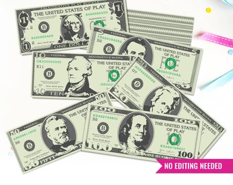 play money etsy