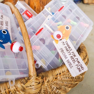 Gone Fishing Party Favor Tags - Favor Tags - Fishing Party - Fishing Favors - Instant Download and Edit File at home with Adobe Reader