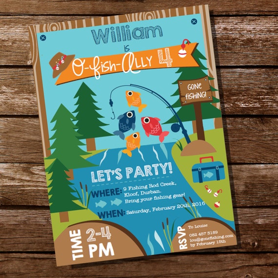 Fishing Party Decorations Boys Fishing Birthday Party Decor Gone Fishing  Party Decorations Instant Download Editable File -  Canada