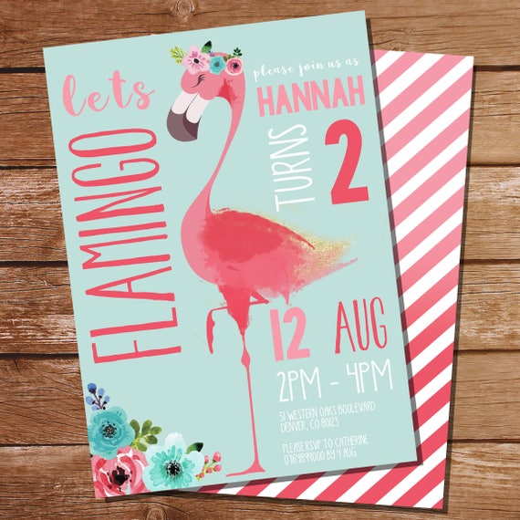 Paint Party Supply Pack - Flamingo Pool Party