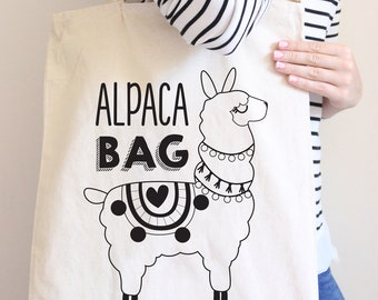 Llama Tote Bag Designs | Alpaca Bag