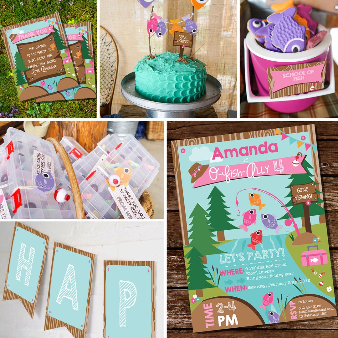 Fishing Themed Birthday Party Inspiration - Homegrown with Grace