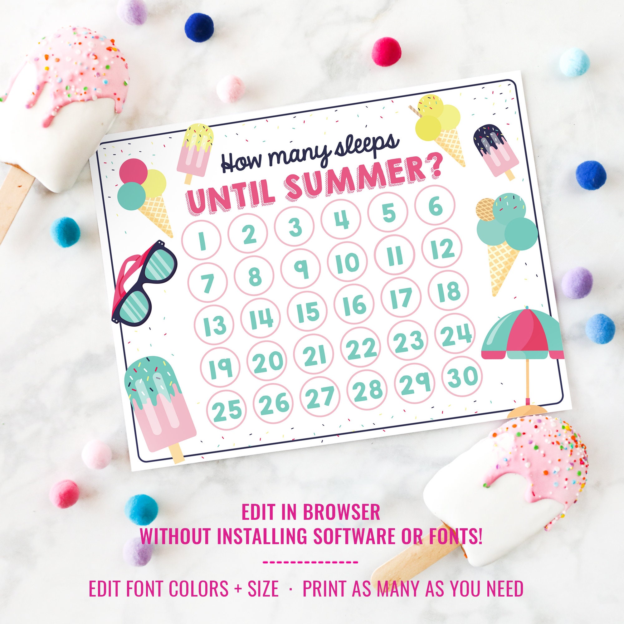 countdown-calendar-for-girls-printable-countdown-calendar-countdown-to-summer-instant-download-edit-file-with-corjl-etsy