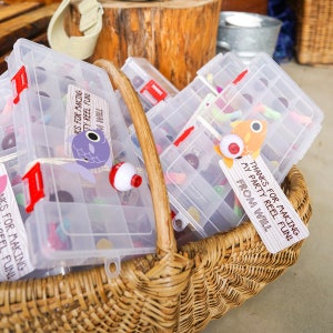 Mädchen-Geburtstags-Party weg Angeln Bevorzugungen Tags Mädchen Angeln Party Favors O Fisch Verbündeter Ein Favors Sofortiger Download Bearbeiten Sie mit Adobe Reader