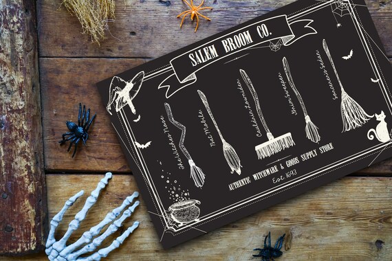 Halloween Decor Poster - Halloween Printable - Instant Download and Edit with Adobe Reader Il_570xn
