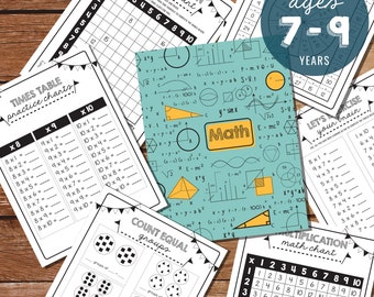 Kids Math Activity Sheets - Multiplication Activity Sheets - Printable Kids Activity Sheets- Kids Math -Instant Download -Print at Home